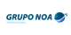 Logo of "Grupo Noa International" with a stylized globe and arrow design.