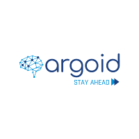 Argoid logo with brain design and "Stay Ahead" slogan.