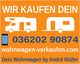 "Werbung für Wohnwagenverkauf: 'Wir kaufen dein Wohnwagen' mit Telefonnummer und Website."
