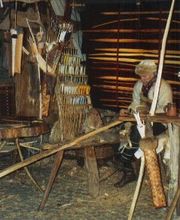 Handwerksvorführung auf historischen Events