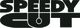 Logo mit dem Schriftzug "SPEEDY CUT" in Schwarz.