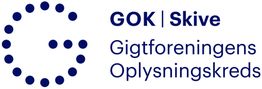 Logo med teksten "GOK Skive" og "Gigtforeningens Oplysningskreds".