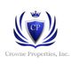 Logo of Crowne Properties, Inc., featuring a blue shield with "CP" and a crown on top.