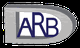 Logo mit den Buchstaben ARB, umgeben von grau-silbernem Rahmen auf weißem Hintergrund.