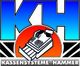 „KH Kassensysteme Hammer“-Logo mit Registrierkasse, blauem Verlauf und orangem Kreis.