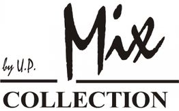 Schwarz-weißes Logo mit handschriftlichem "Mix" und "COLLECTION" darunter in Großbuchstaben.