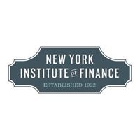 New York Institute of Finance logo, established 1922.