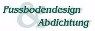 Textgrafik: "Fussbodendesign & Abdichtung".