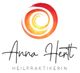 Logo mit spiralförmigem Farbverlauf und darunter der Text "Anna Hertl Heilpraktikerin".