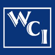 Blue logo featuring white letters "WCI" in a square.