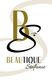Logo mit den Buchstaben B und S, stilisiertem Auge, und dem Text "Beautique Stefanie".