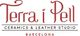 Logo de Terra i Pell en Barcelona, estudio de cerámica y cuero.