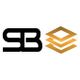 Black "SB" and gold layered geometric logo on a white background.