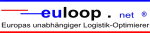 Logo mit Text: "euloop.net - Europas unabhängiger Logistik-Optimierer".