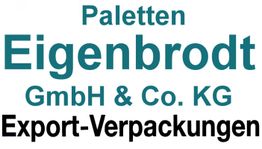 "Logo mit Text: Paletten Eigenbrodt GmbH & Co. KG, Export-Verpackungen."