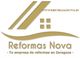 Logo de Reformas Nova con diseño de casa y texto "Tu empresa de reformas en Zaragoza".