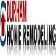 Logo of Durham Home Remodeling with a red up-arrow inside a blue circle.