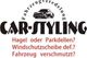 Logo mit "Fahrzeugveredelung Car-Styling" und Fragen zu Hagel, Parkdellen und verschmutztem Auto.