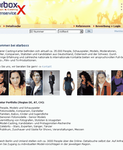 starboxx Modelagentur - Website Vorschau