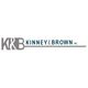 Logo of Kinney & Brown PC with stylized "K&B" and horizontal line underneath.