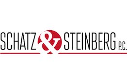 Schatz & Steinberg P.C. logo with black text and red ampersand on a white background.
