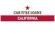 "Car Title Loans California" with a red star and bar.