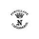 Logo di Porcellane Capodimonte con una corona sopra la lettera "N".