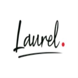 The word "Laurel" is written in black cursive with a red dot following it.