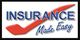"Insurance Made Easy" text with a red swoosh symbol beneath the word "Insurance."