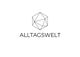 Geometrische Form mit Text "ALLTAGSWELT" darunter.