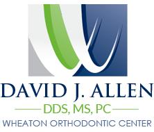 Abstract green and blue logo design with stylized swoosh elements.