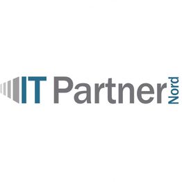 Logo von IT Partner Nord in grau und blau.