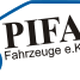 Logo mit Umriss eines Autos, Text: "PIFA Fahrzeuge e.K."