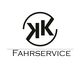Logo mit stilisiertem "KK" und dem Wort "Fahrservice" darunter.