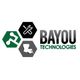 Bayou Technologies logo with hexagons featuring tech icons and the state of Louisiana.