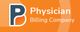 Logo of Physician Billing Company with a stylized "P" on an orange background.