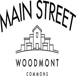 Main Street Woodmont Commons logo with a simple building illustration.