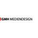 Logo mit der Aufschrift "GMH MEDIENDESIGN" in schwarzer Schrift auf weißem Hintergrund.