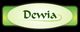 Logo mit grünem Text "Dewia" auf ovalem, hellgrünem Hintergrund, dunkelgrüner Rand.
