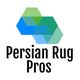 Logo with geometric shapes above the text "Persian Rug Pros."