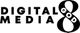 Digital Media God logo with a stylized infinity symbol as an "8".