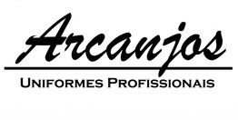 Logotipo dos Arcanjos Uniformes Profissionais em preto sobre fundo branco.