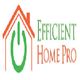 Efficient Home Pro logo: a green power symbol inside an orange house outline.