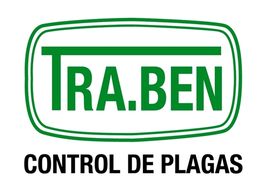 Logo de Trabben, texto en verde, dice "CONTROL DE PLAGAS" en negro debajo.