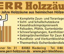 Holzzaun und Lärmschutzwand Logo