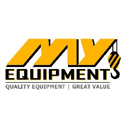 Logo with "MY Equipments" in bold, yellow text. Below: "Quality Equipment | Great Value".