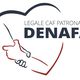 Logo Denafa con mani che si stringono e testo "Legale CAF Patronato".