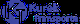 Logo von Kurek Transporte mit blauen Buchstaben "KT" in einem Kreis.