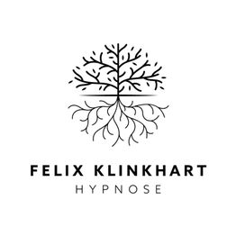Logo mit stilisiertem Baum; Text darunter: "Felix Klinkhart Hypnose".