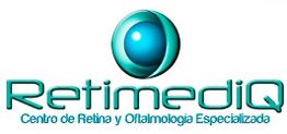 Logotipo de RetimediQ con diseño de ojo y texto: "Centro de Retina y Oftalmología Especializada".